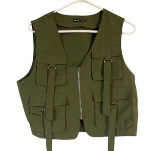 SHEIN Olive GreenVest